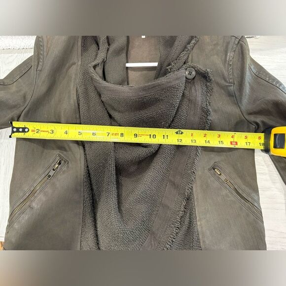 Free People Brown Utility Jacket with Dark Brown Scarf - Picture 16 of 16